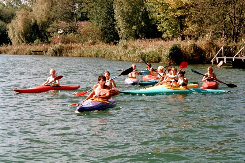in der Gruppe ist es am besten, am Ossiacher See